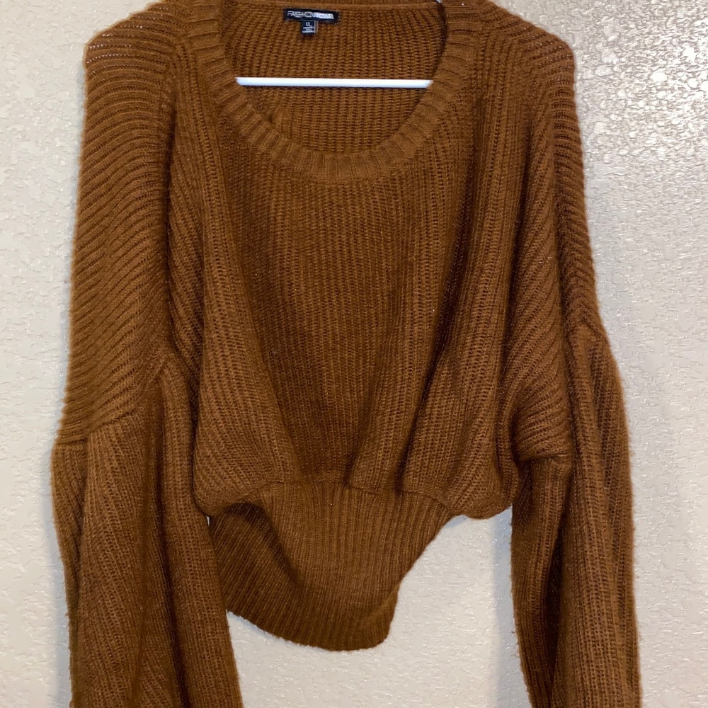 Fashion Nova Cropped sweater